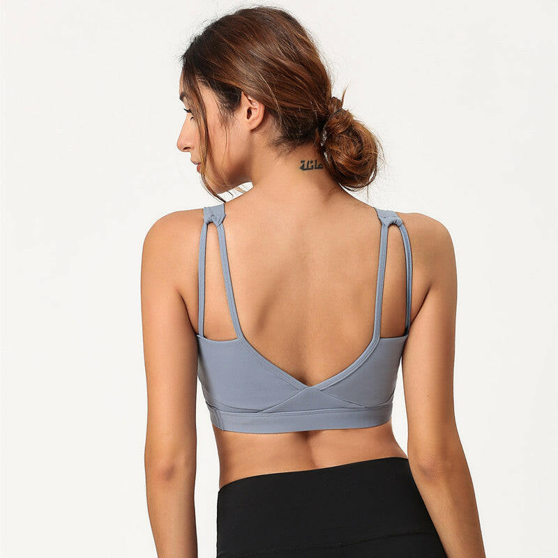 Yoga beauty back fitness bra - VibrantFlex  VibrantFlex