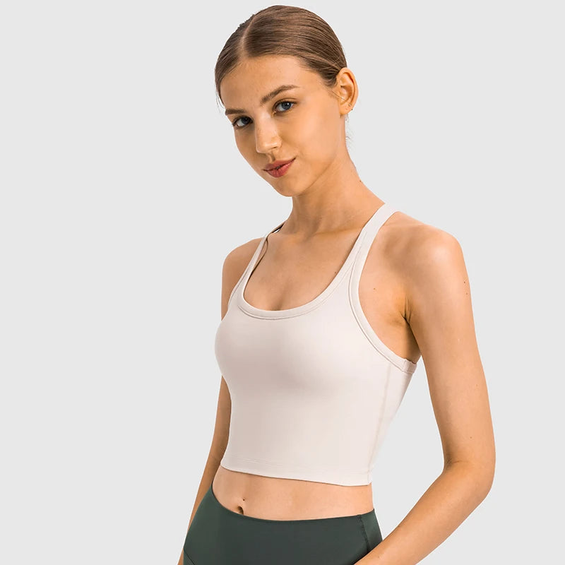 Nepoagym MOTION Sports Bra Tank Top Buttery - VibrantFlex 