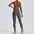 New Yoga Set 2 Pieces Women's Tracksuit Seamless Workout Sportswear - VibrantFlex  VibrantFlex