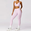 Yoga Set 2 Pieces Women Tracksuits Workout Sportswear - VibrantFlex  VibrantFlex