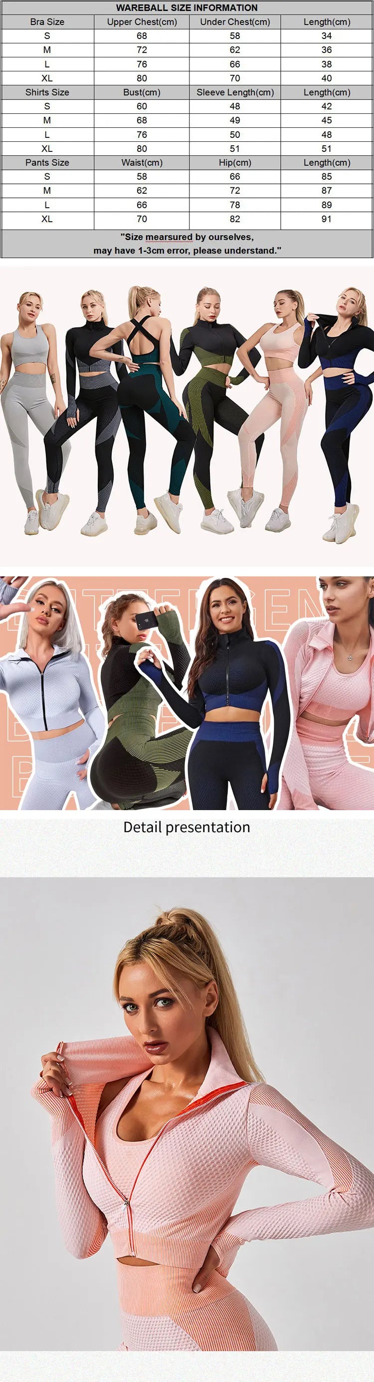 2024 Yoga Gym Clothing Seamless Sport Suit Leggings Sets Workout Running Clothes Workout Outfits for Women Running Sportswear - VibrantFlex  VibrantFlex