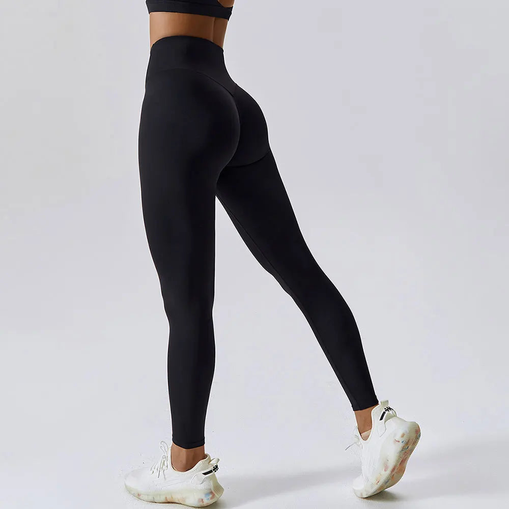 Women Tights Gym Leggings Push UP Yoga Pants Sports Clothes Stretchy High Waist Athletic Fitness Leggings Activewear Pants - VibrantFlex  VibrantFlex