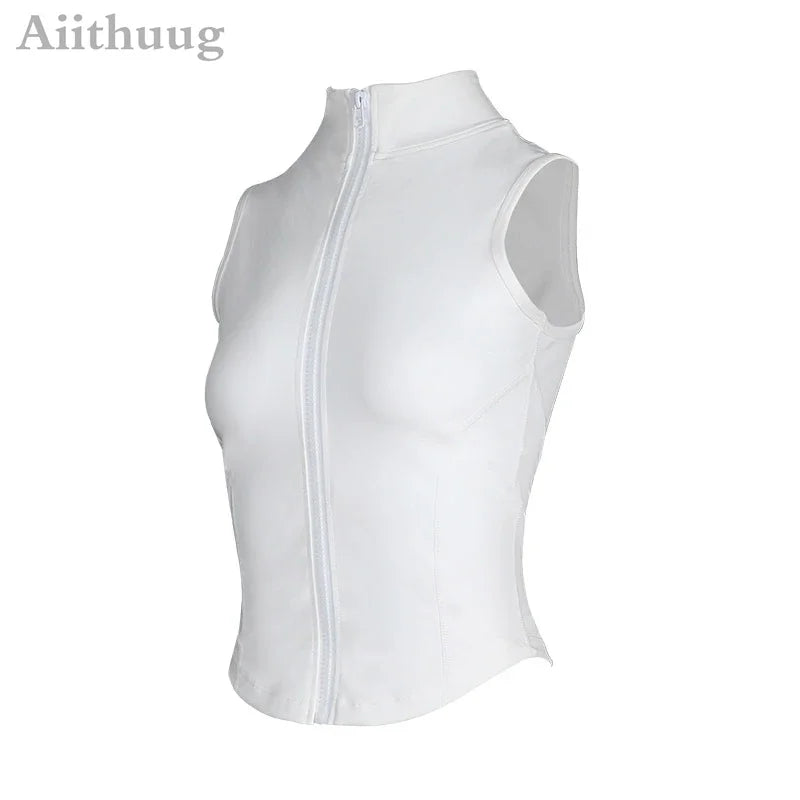 Aiithuug Women Full Zip-up Yoga Top Workout - VibrantFlex  VibrantFlex