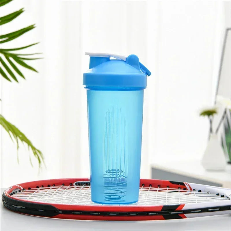 600ml Portable Protein Powder Shaker Bottle Leak Proof Water Bottle - VibrantFlex  VibrantFlex