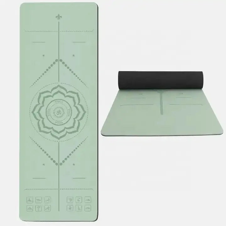 Eco Friendly Double Color Tpe Yoga Mat 6mm - VibrantFlex 