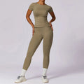 Women Tracksuit Yoga Set 2PCS Sport Suit Gym - VibrantFlex  VibrantFlex