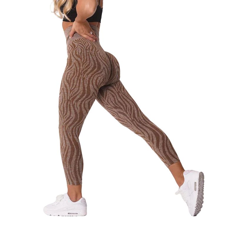 Nvgtn Zebra Pattern Seamless Leggings Women Soft Workout Tights - VibrantFlex  VibrantFlex