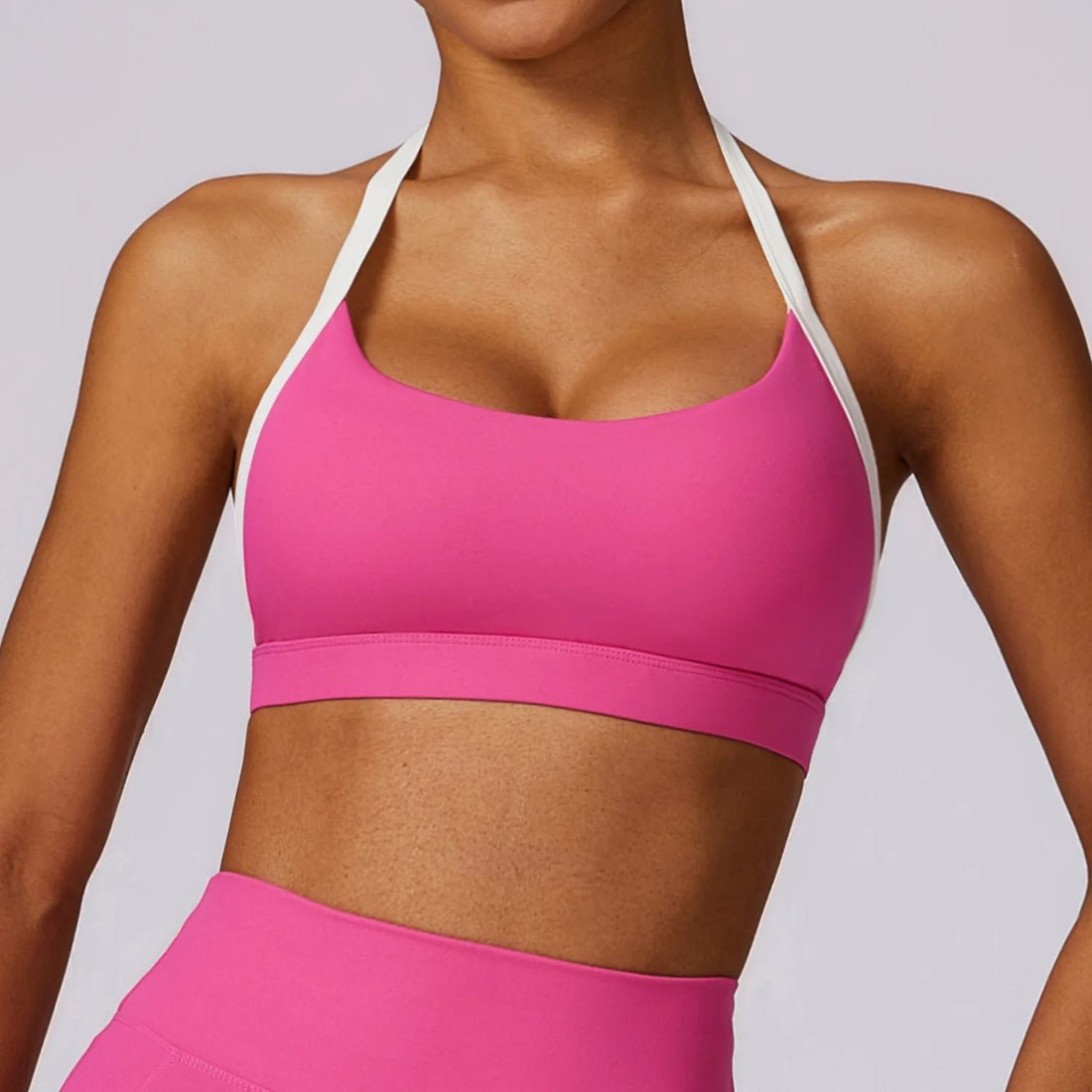 Gym Sport Bra Halter Sports Bra Anti-sweat - VibrantFlex 