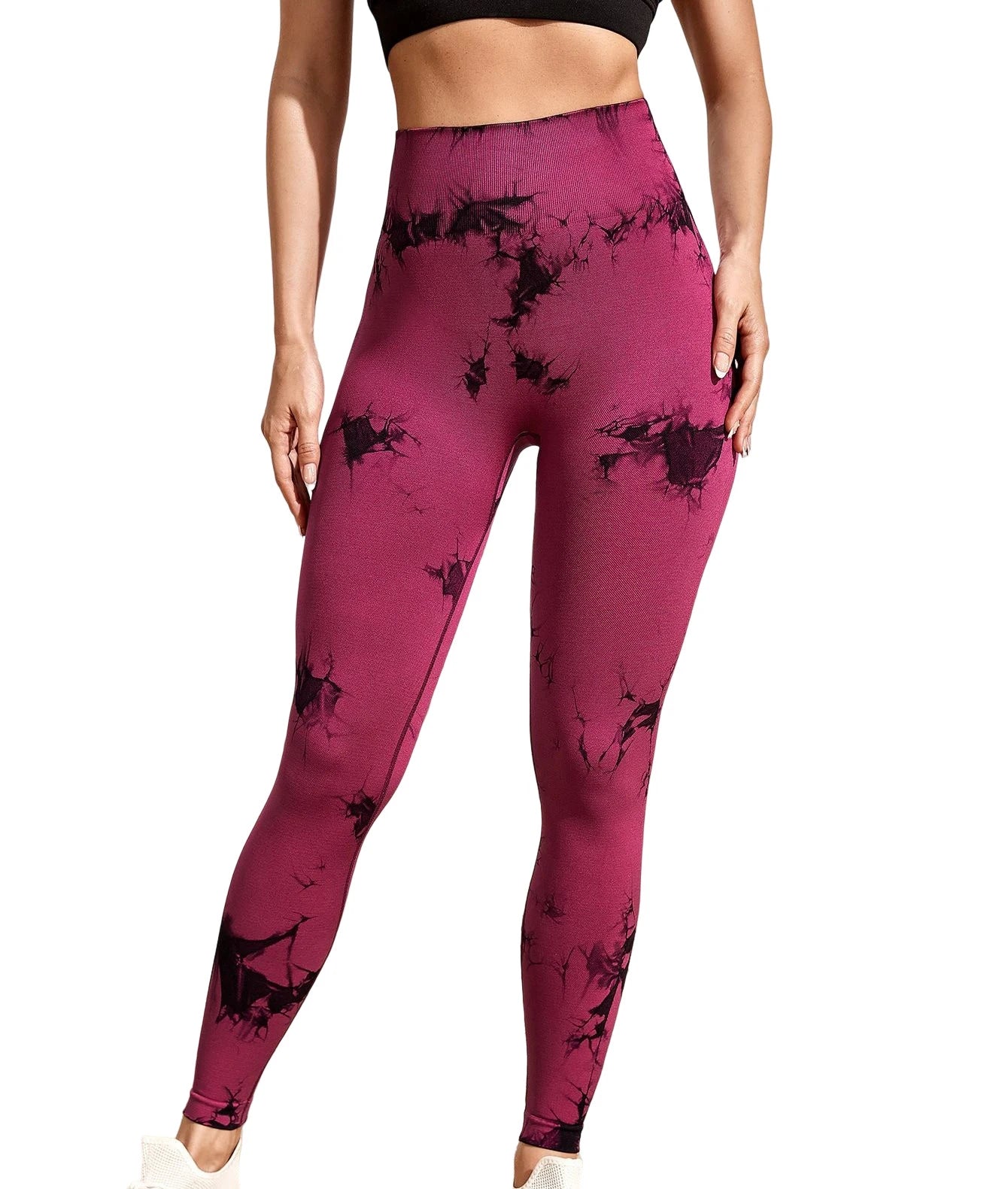 Seamless Tie Dye Leggings Women Sexy Fitness Gym Legging - VibrantFlex  VibrantFlex