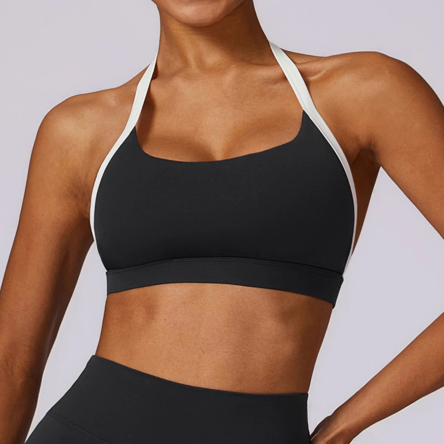 Gym Sport Bra Halter Sports Bra Anti-sweat - VibrantFlex  VibrantFlex