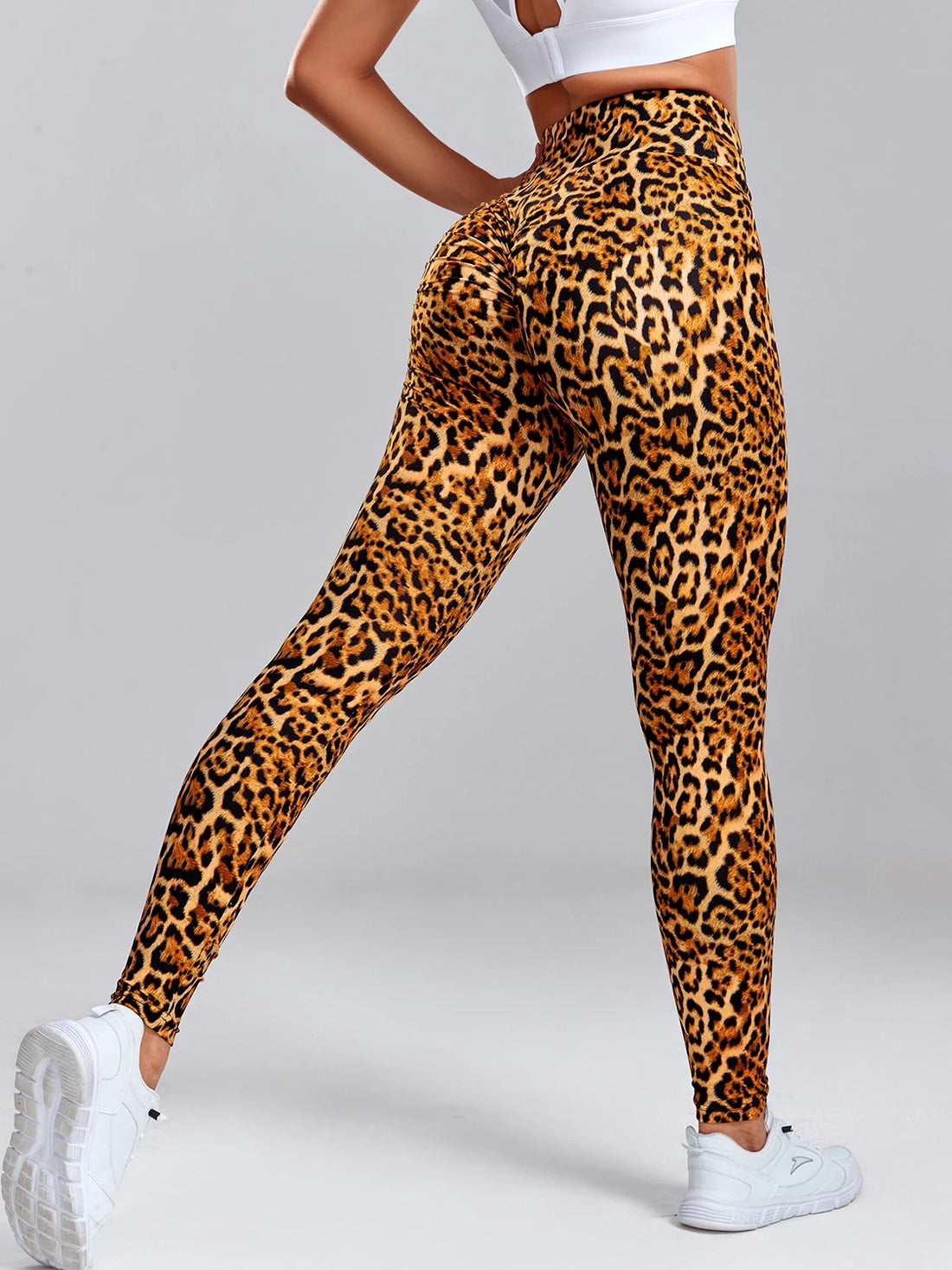 Leopard Print Leggings Women's High Waisted Yoga Pants Fitness Push Up Leggins Sexy Skinny Female Gym Clothes Sport Tights New - VibrantFlex 