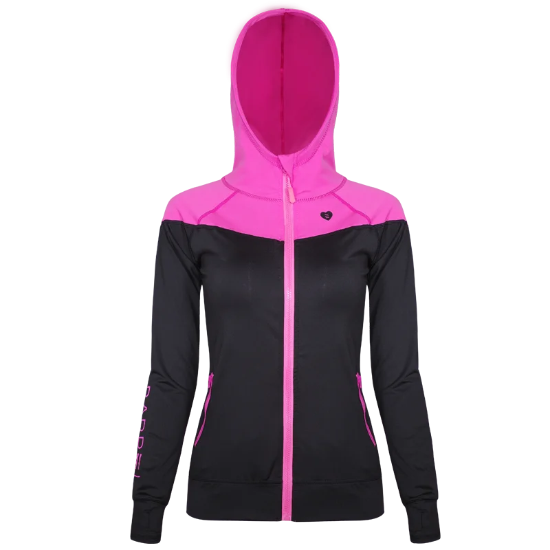 Women Thin Slim Sport Hoodies Long Sleeve Thumb Hole Yoga Tops - VibrantFlex  VibrantFlex