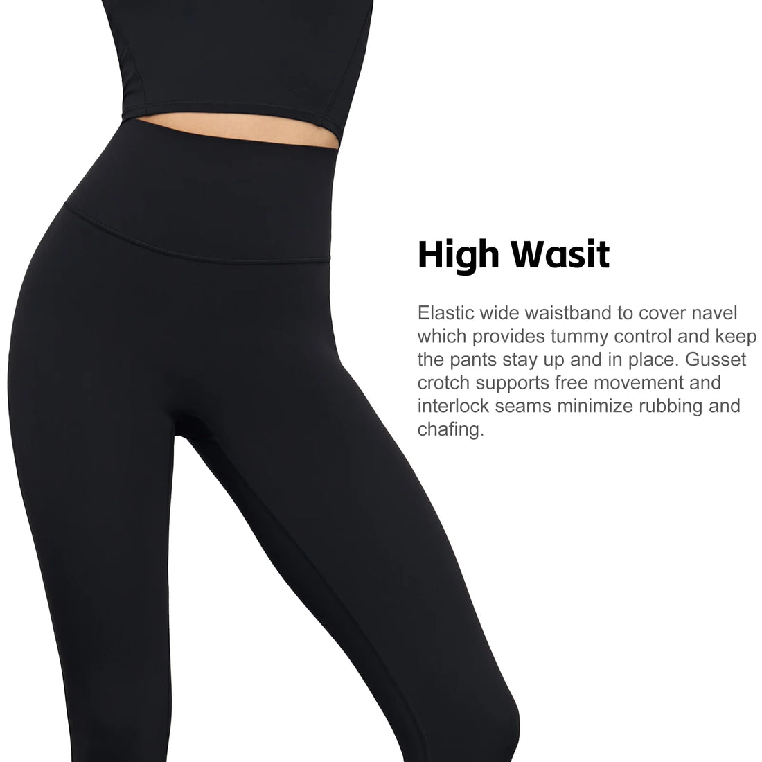 Women High Waist Yoga Leggings Soft Training Elastic Outfits Seamless Gym Leggings Yoga Leggings Workout Tummy Control Tights - VibrantFlex 