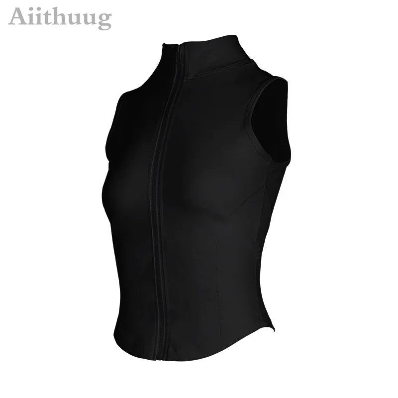 Aiithuug Women Full Zip-up Yoga Top Workout - VibrantFlex  VibrantFlex