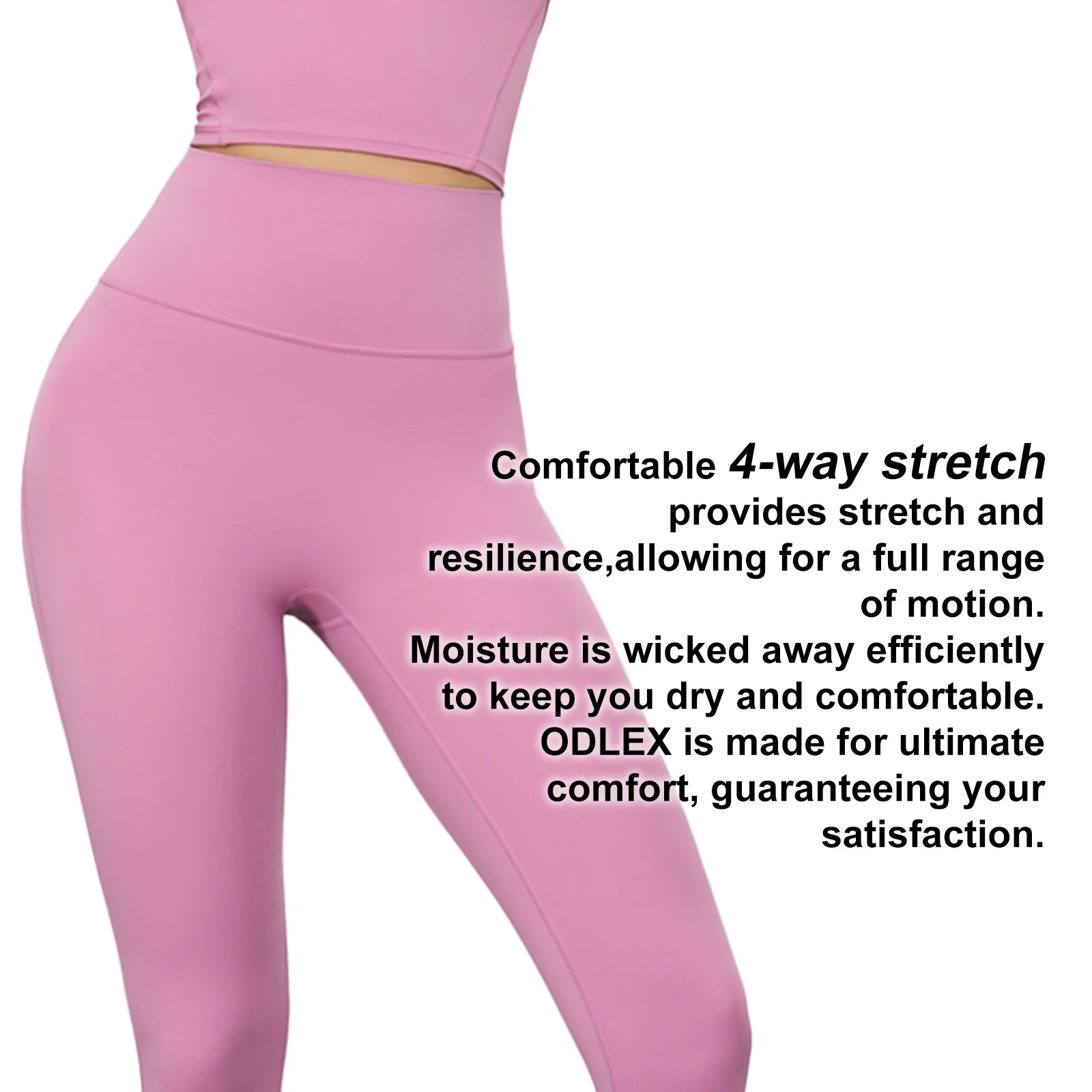 Women High Waist Yoga Leggings Soft Training Elastic Outfits Seamless Gym Leggings Yoga Leggings Workout Tummy Control Tights - VibrantFlex  VibrantFlex