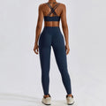 New Yoga Set 2 Pieces Women's Tracksuit Seamless Workout Sportswear - VibrantFlex  VibrantFlex