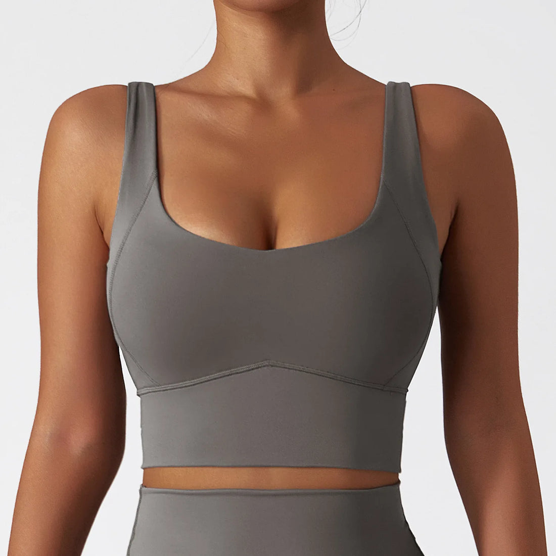 Women Sports Underwear Tight Gym Workout Crop Top Yoga Vest - VibrantFlex 