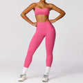 Sexy Fitness Tracksuit Women Yoga Set Workout - VibrantFlex  VibrantFlex