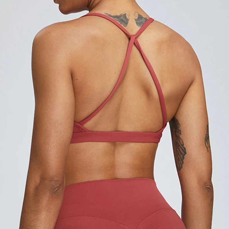 Sexy Scrunch Sports Bra Gym Top - VibrantFlex 