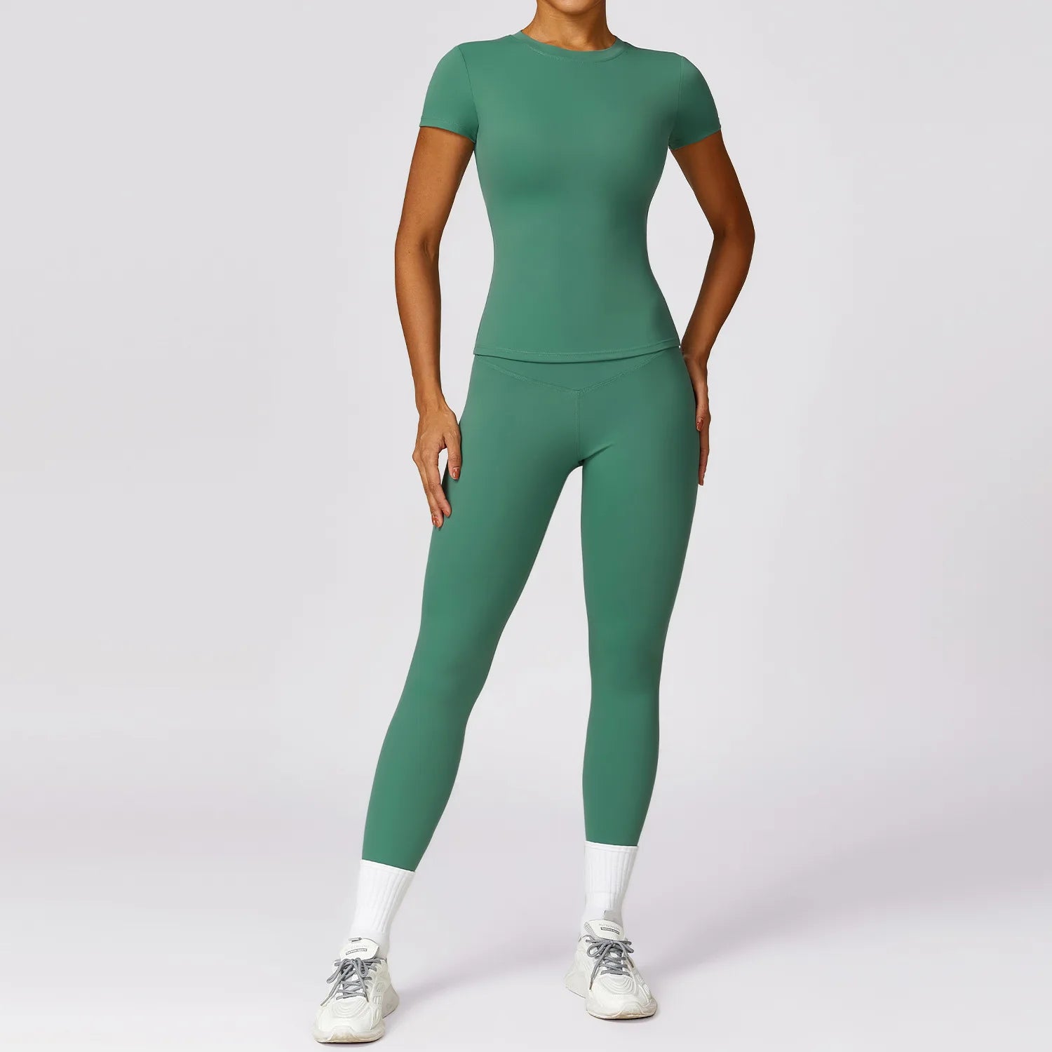 Yoga Set 2 Pieces Women Tracksuits Workout Sportswear - VibrantFlex  VibrantFlex