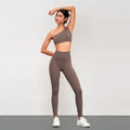 2 Pieces Sports Suits Fitness Bra High Waist Leggings Running Outfit - VibrantFlex  VibrantFlex