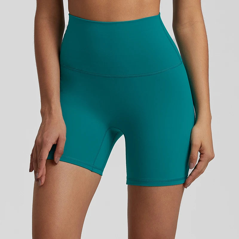 No Front Seam High Waisted Biker Shorts - VibrantFlex  VibrantFlex