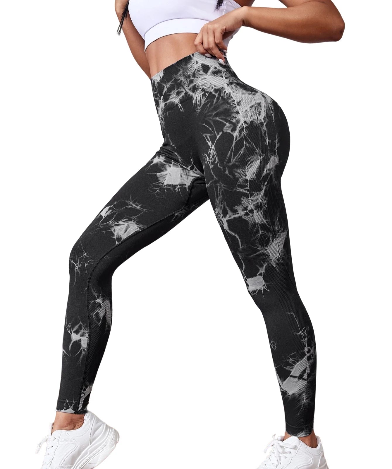 Seamless Tie Dye Leggings Women Sexy Fitness Gym Legging - VibrantFlex  VibrantFlex