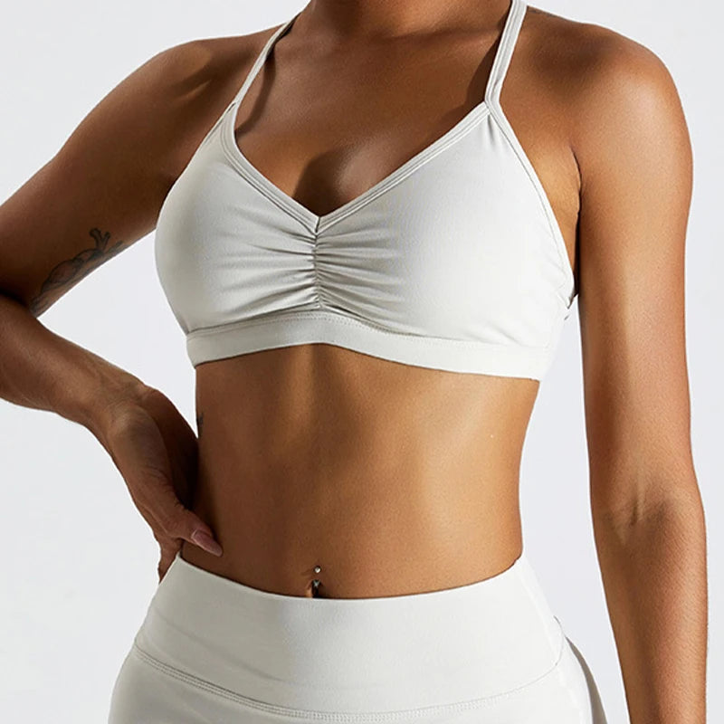 Sexy Scrunch Sports Bra Gym Top - VibrantFlex  VibrantFlex