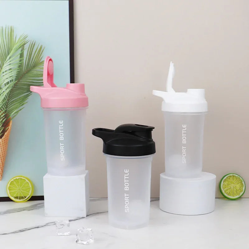 Portable 300ml Protein Powder Shaker Bottle Leak Proof - VibrantFlex  VibrantFlex