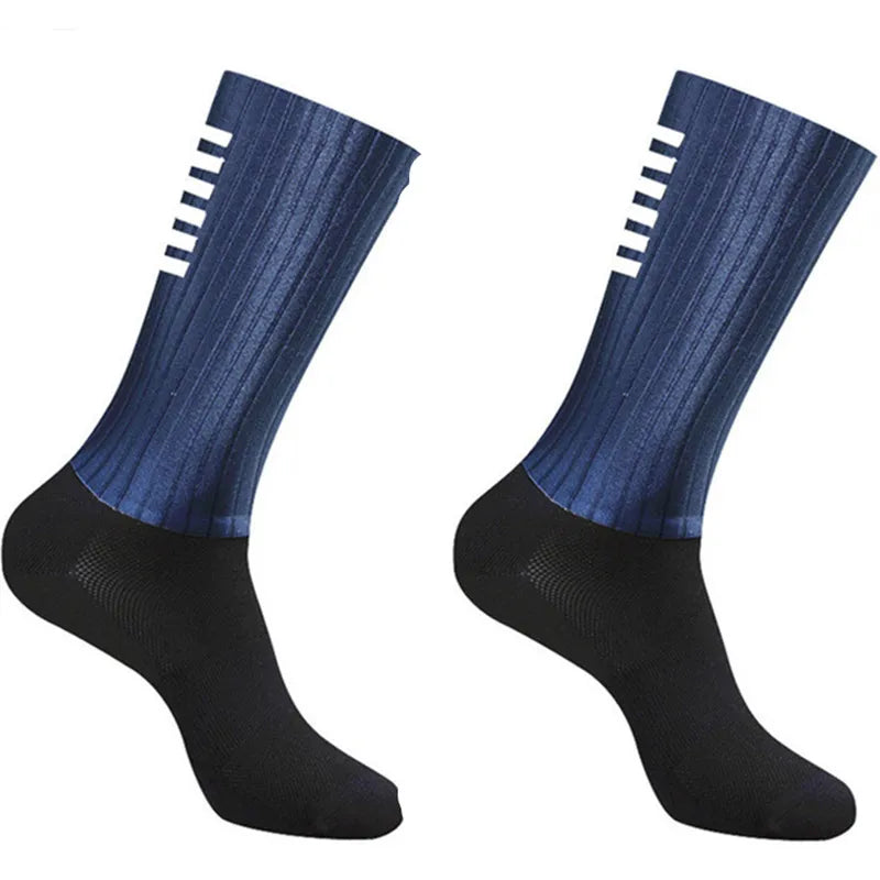 Whiteline Silicone Summer Aero Socks - VibrantFlex 