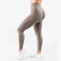 Seamless Scrunch Leggings High Waisted Push Up Workout Tights Yoga Pants Sportswear - VibrantFlex  VibrantFlex