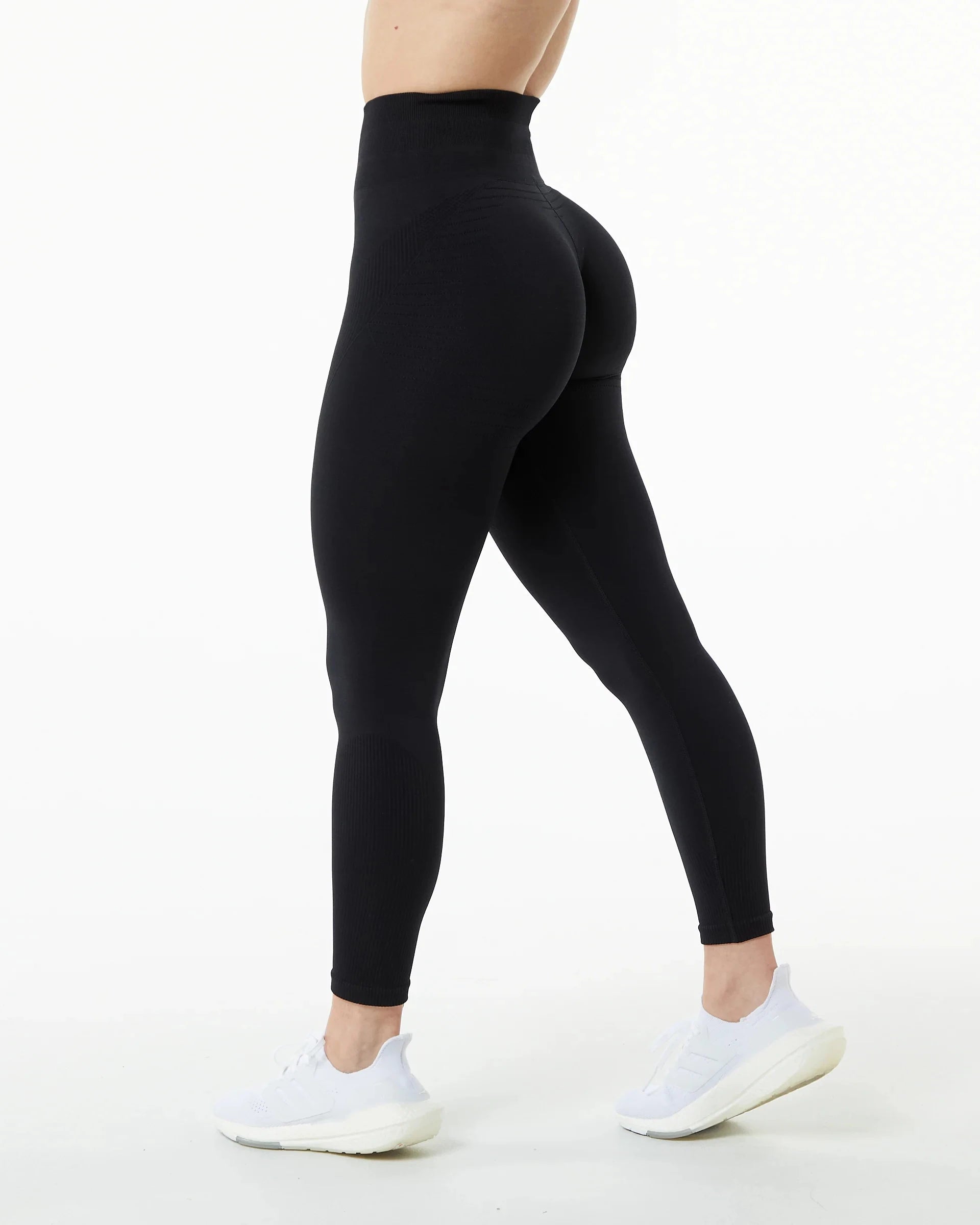 High Waist Seamless Leggings Scrunch Butt - VibrantFlex  VibrantFlex