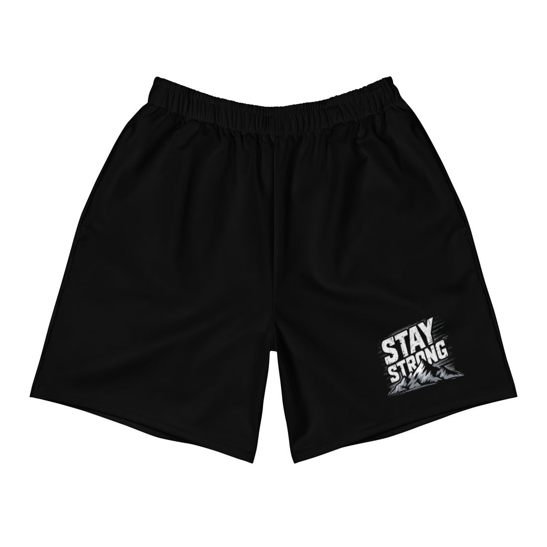 Stay Strong Unisex Athletic Long Shorts - VibrantFlex 