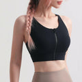 Women's Lined Zipper Yoga Bra - VibrantFlex  VibrantFlex