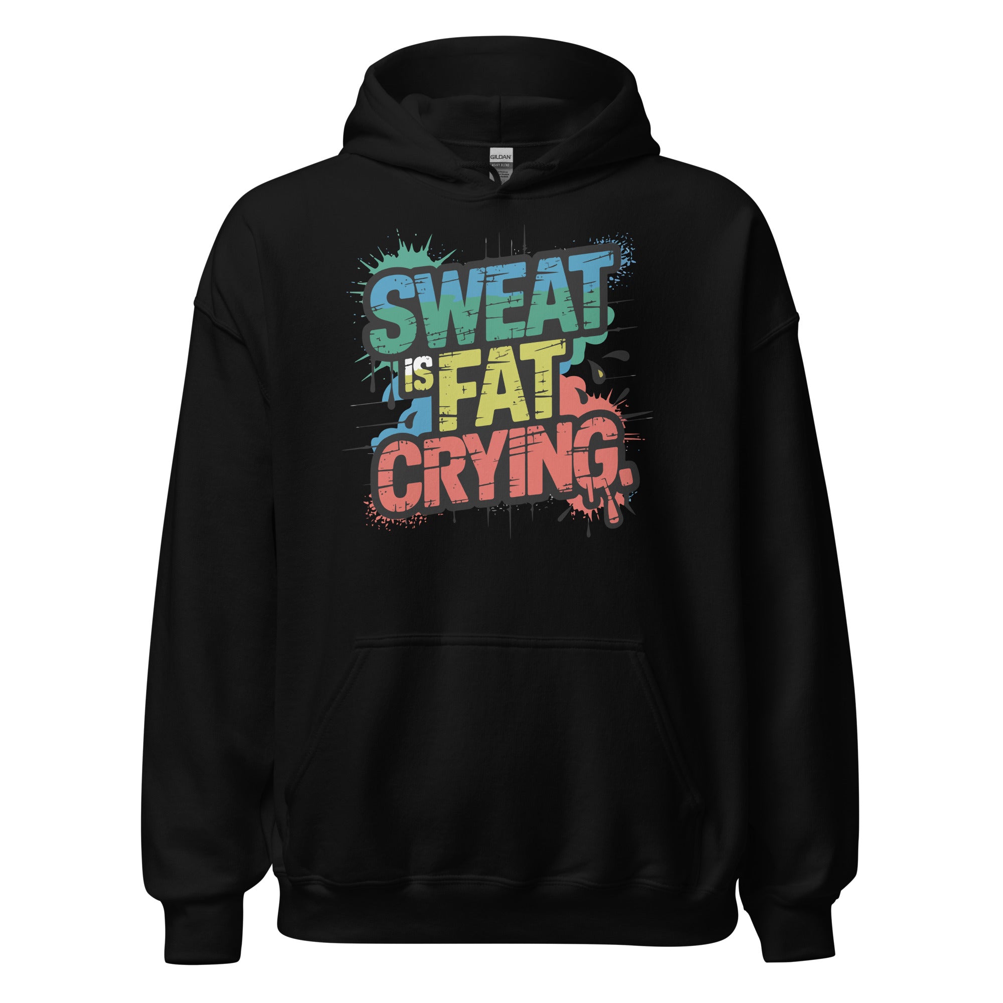 Fat Crying Unisex Hoodie - VibrantFlex  VibrantFlex