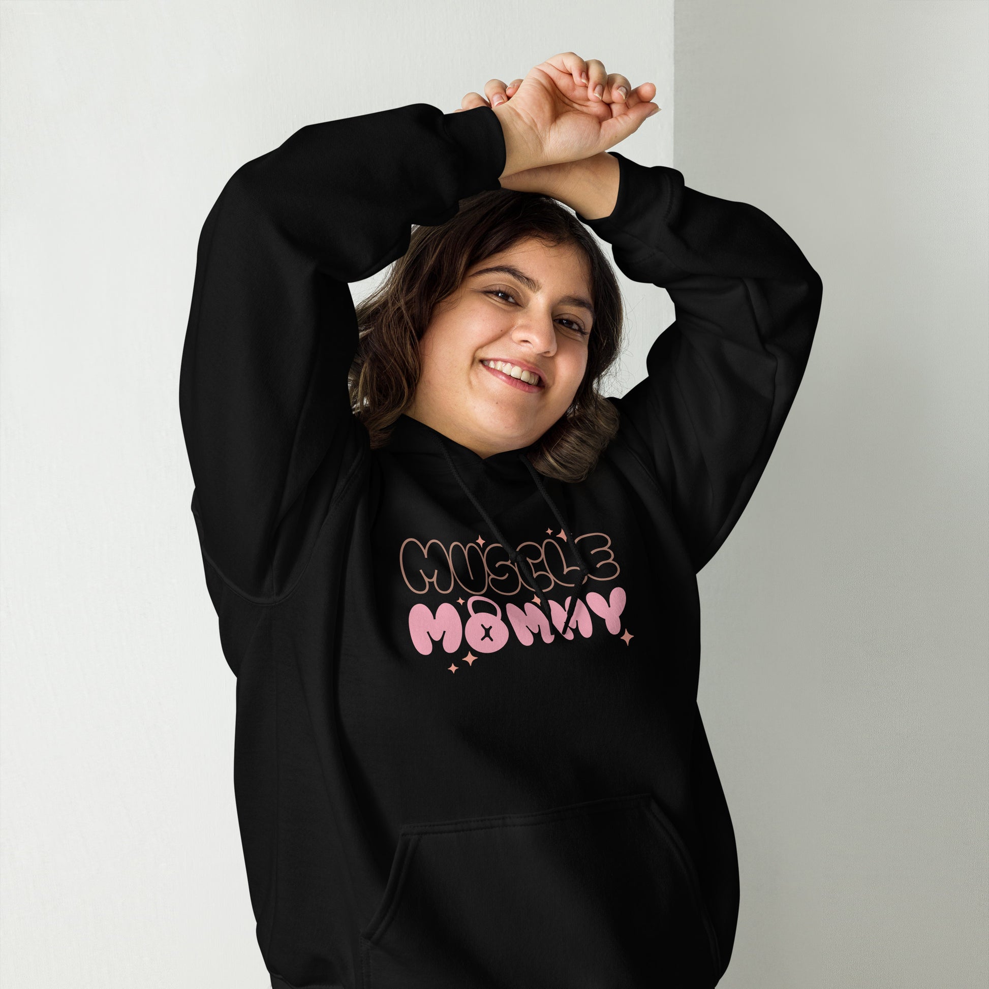 Muscle Mommy Unisex Hoodie - VibrantFlex  VibrantFlex