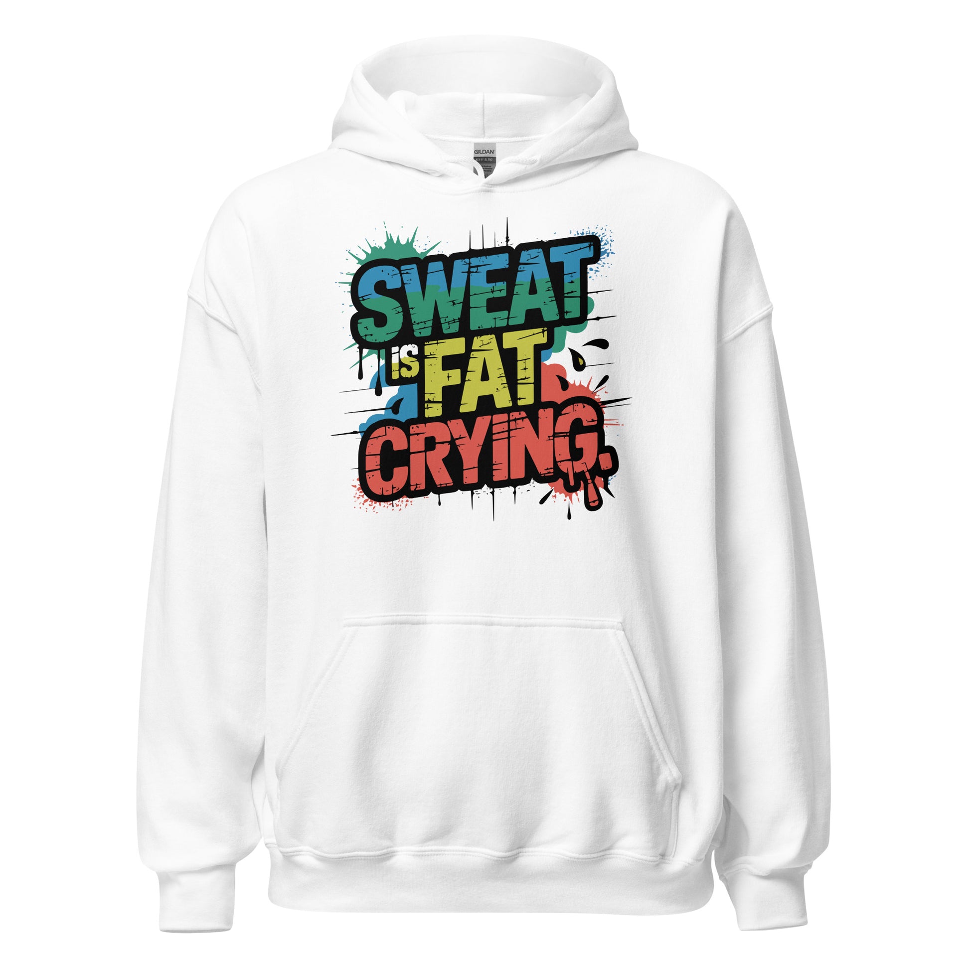 Fat Crying Unisex Hoodie - VibrantFlex  VibrantFlex